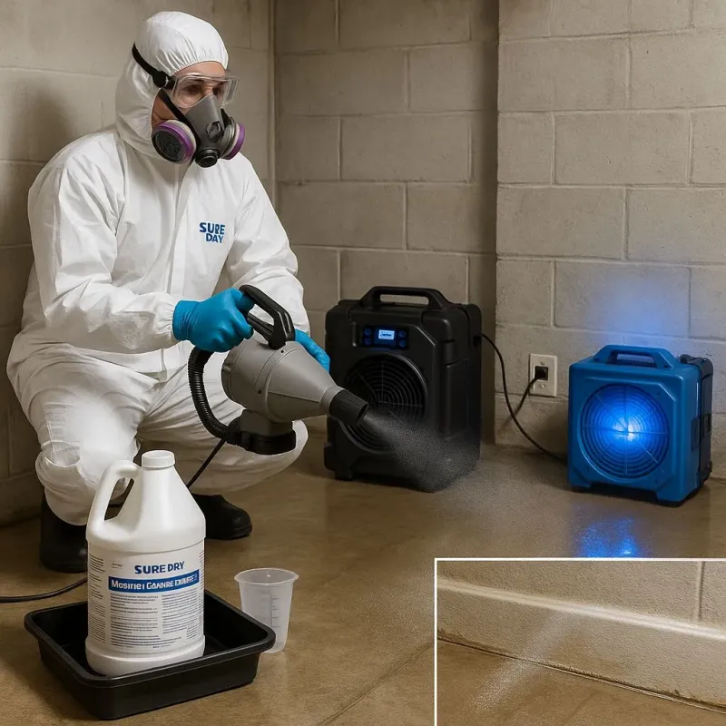 Sanitization and Odor Removal process in Waterville, OH