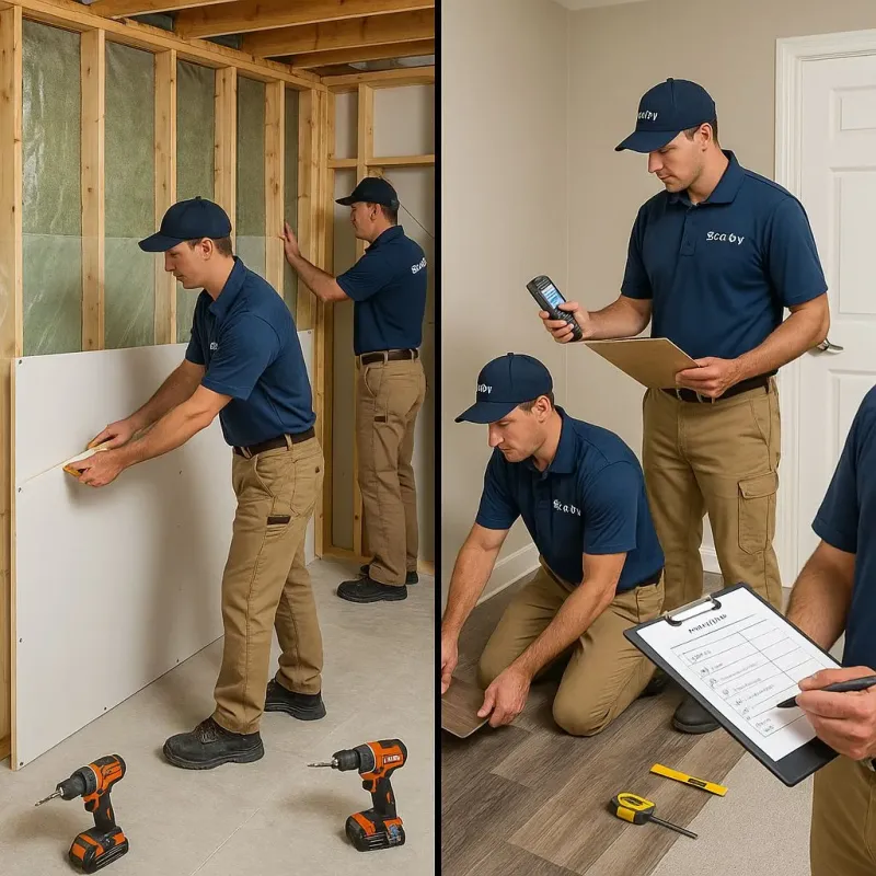 Repairs and Reconstruction process in Waterville, OH